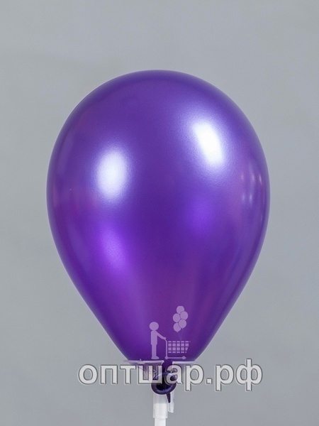 Гелиевый шар фиолетовый, металлик
