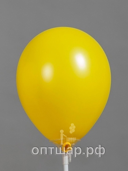 Гелиевый шар желтый, пастель