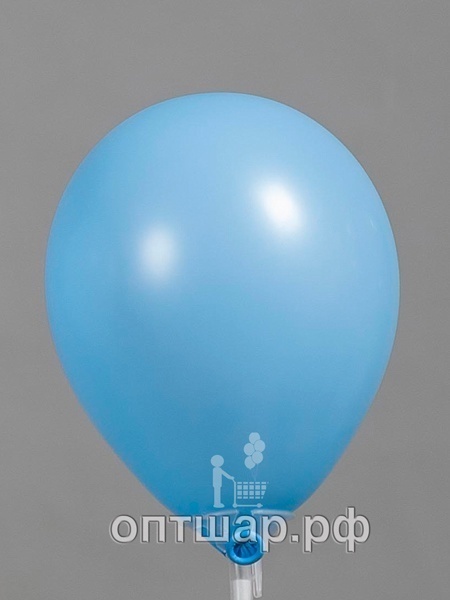 Гелиевый шар голубой, пастель