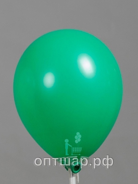 Гелиевый шар зеленый, пастель