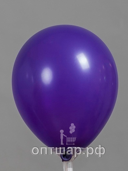 Гелиевый шар фиолетовый, пастель