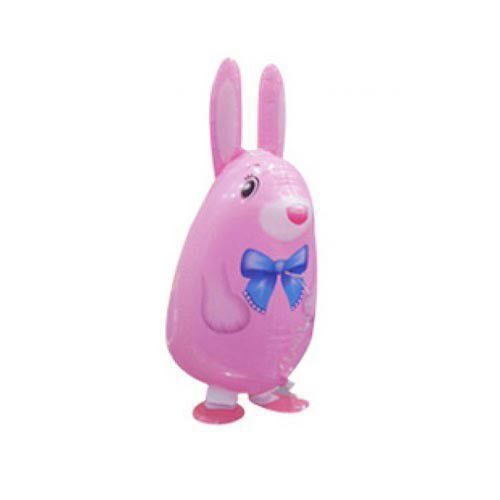Шар (25''/64 см) Ходячая Фигура, Кролик, Розовый.